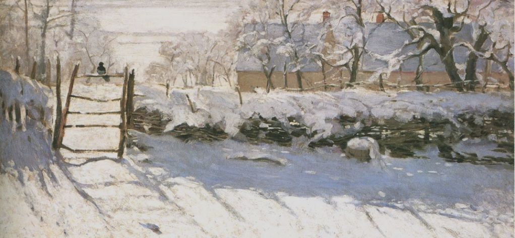 The Magpie by Monet
